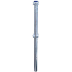 Poteau 4 directions - Ø 102 mm - à sceller