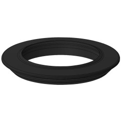 Douille ronde PE pour poteau rond Ø 102 mm