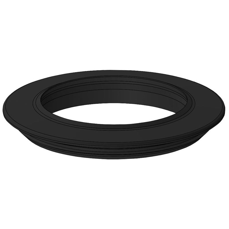 Douille ronde PE pour poteau rond Ø 102 mm