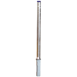 Douille ronde PE pour poteau rond Ø 102 mm