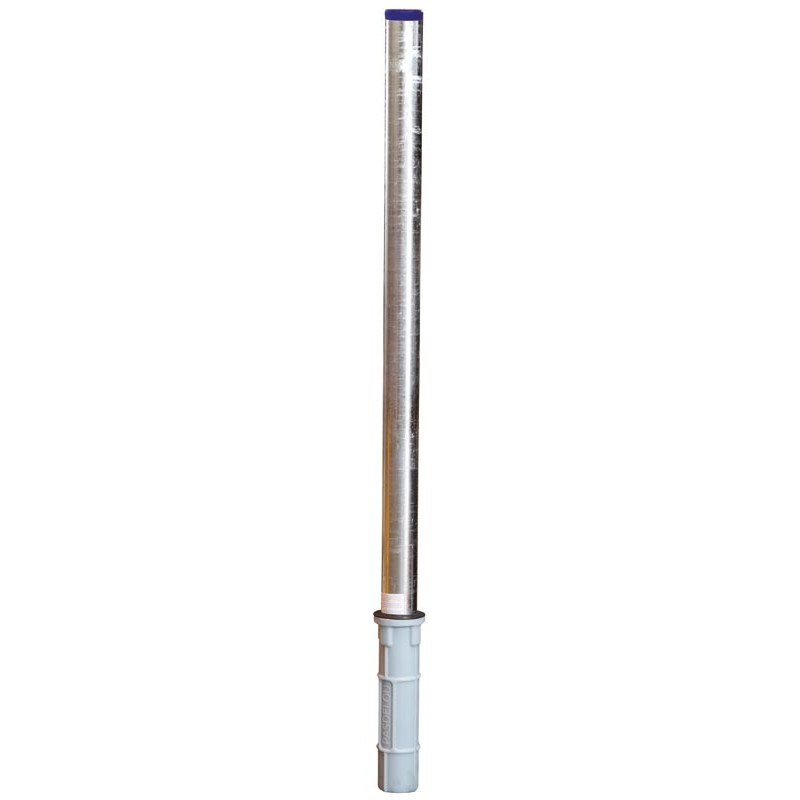 Douille ronde PE pour poteau rond Ø 102 mm