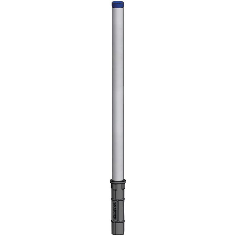 Douille ronde PE pour poteau rond Ø 102 mm