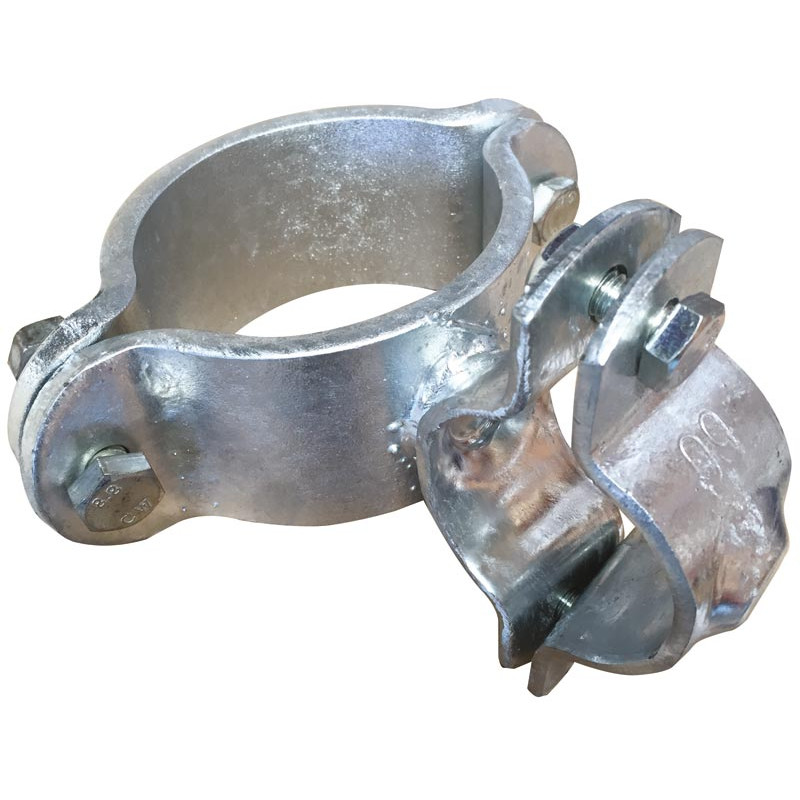 Bride Ø 102 mm pour fixation de tube Ø 60,3 mm Bride Ø 102 mm pour fixation de tube Ø 60,3 mm