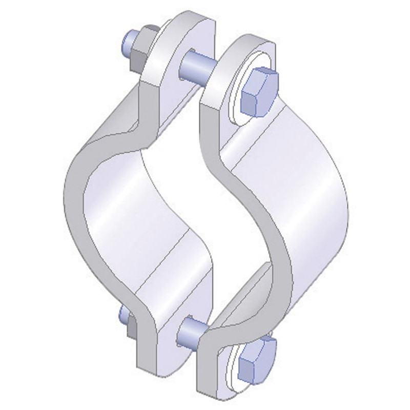 Bride pour fixation de tube Ø 76,1 mm Bride pour fixation de tube Ø 76,1 mm