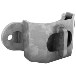 1/2 Bride "EASYLOCK" simple pour poteau Ø 102 mm