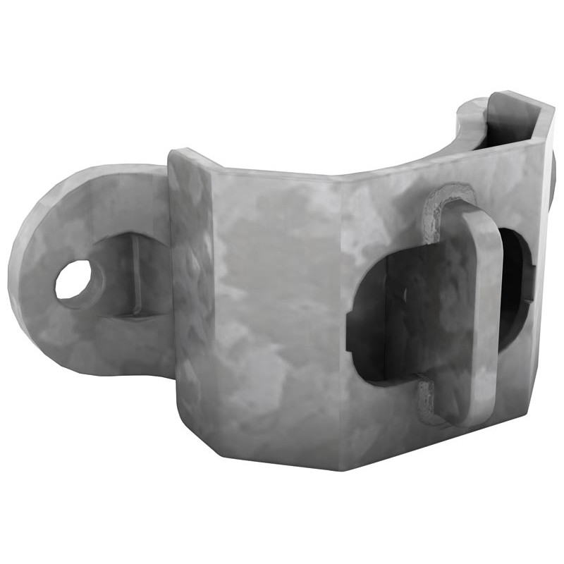 1/2 Bride "EASYLOCK" simple pour poteau Ø 102 mm
