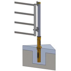 Protection PE "ISOPROTEC" pour poteau Ø 102 mm Protection PE "ISOPROTEC" pour poteau Ø 102 mm