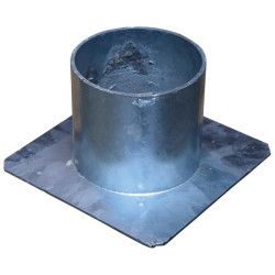 Cache douille "ISOPROTEC" pour poteau rond Cache douille "ISOPROTEC" pour poteau rond
